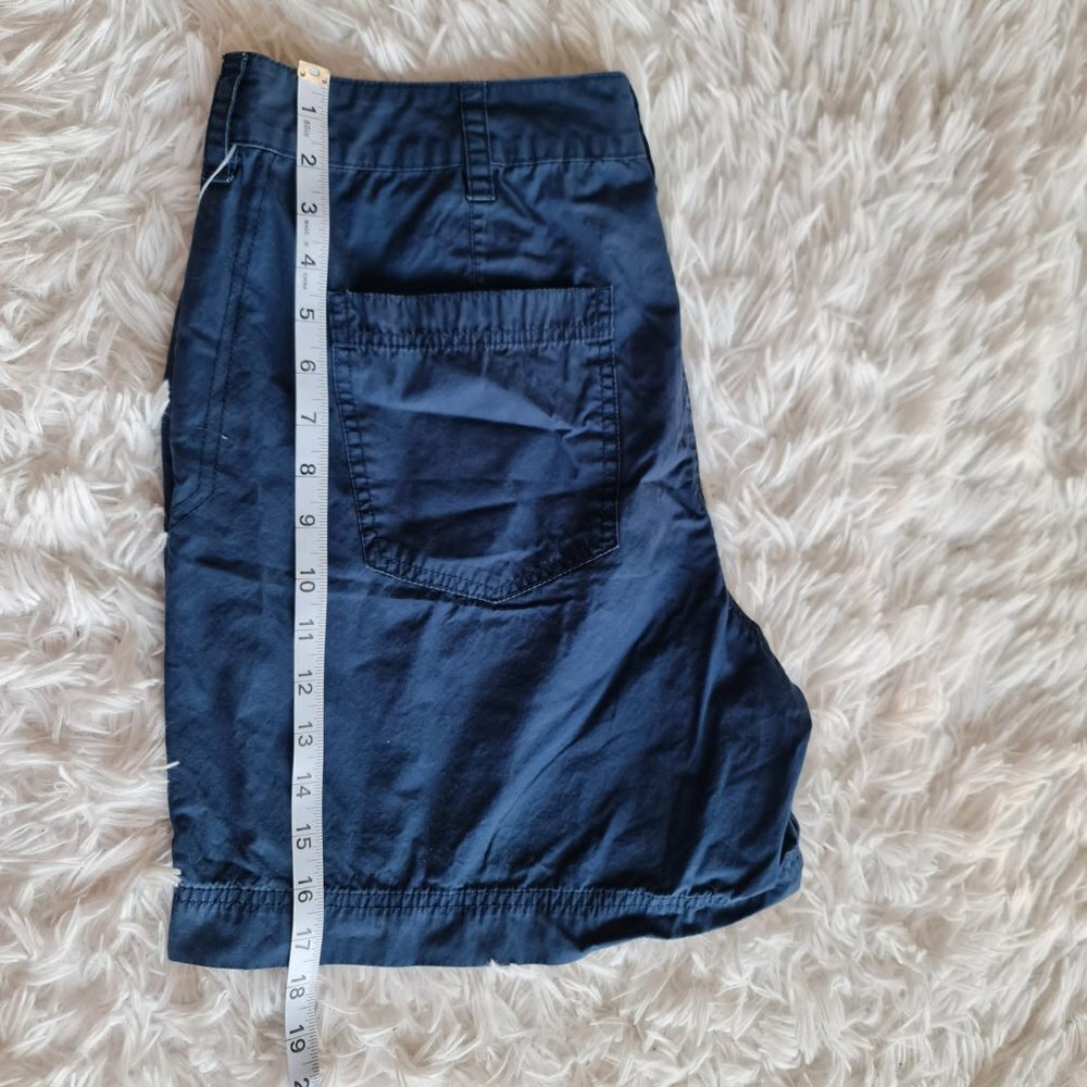 Lauren Ralph Lauren 100% Cotton Navy Blue Bermuda Shorts - Size 14 - Picture 4 of 8